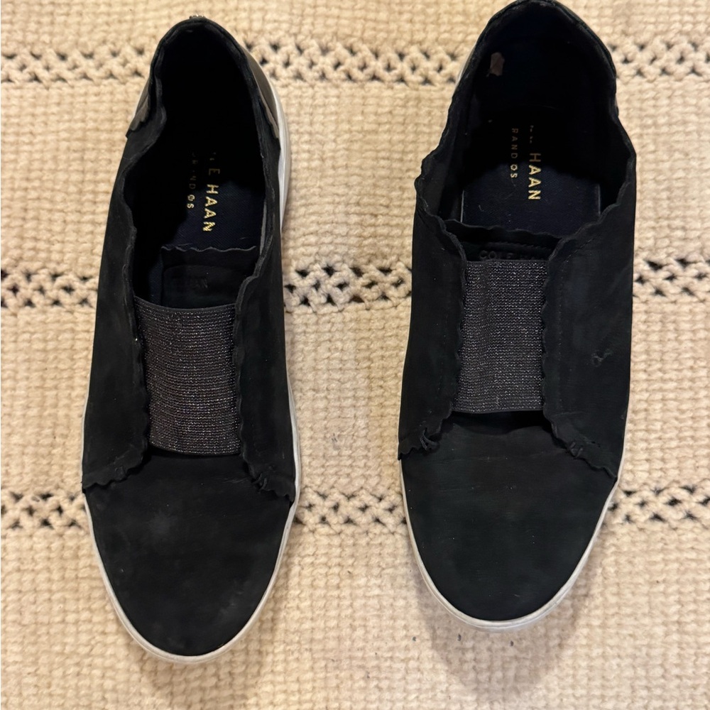 Cole Haan Men's Black Slip-On Sneakers